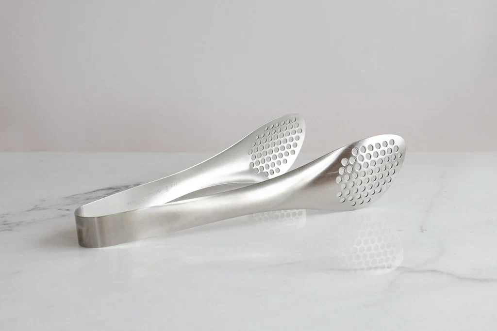 Stainless Steel Slotted Tongs - Image 3