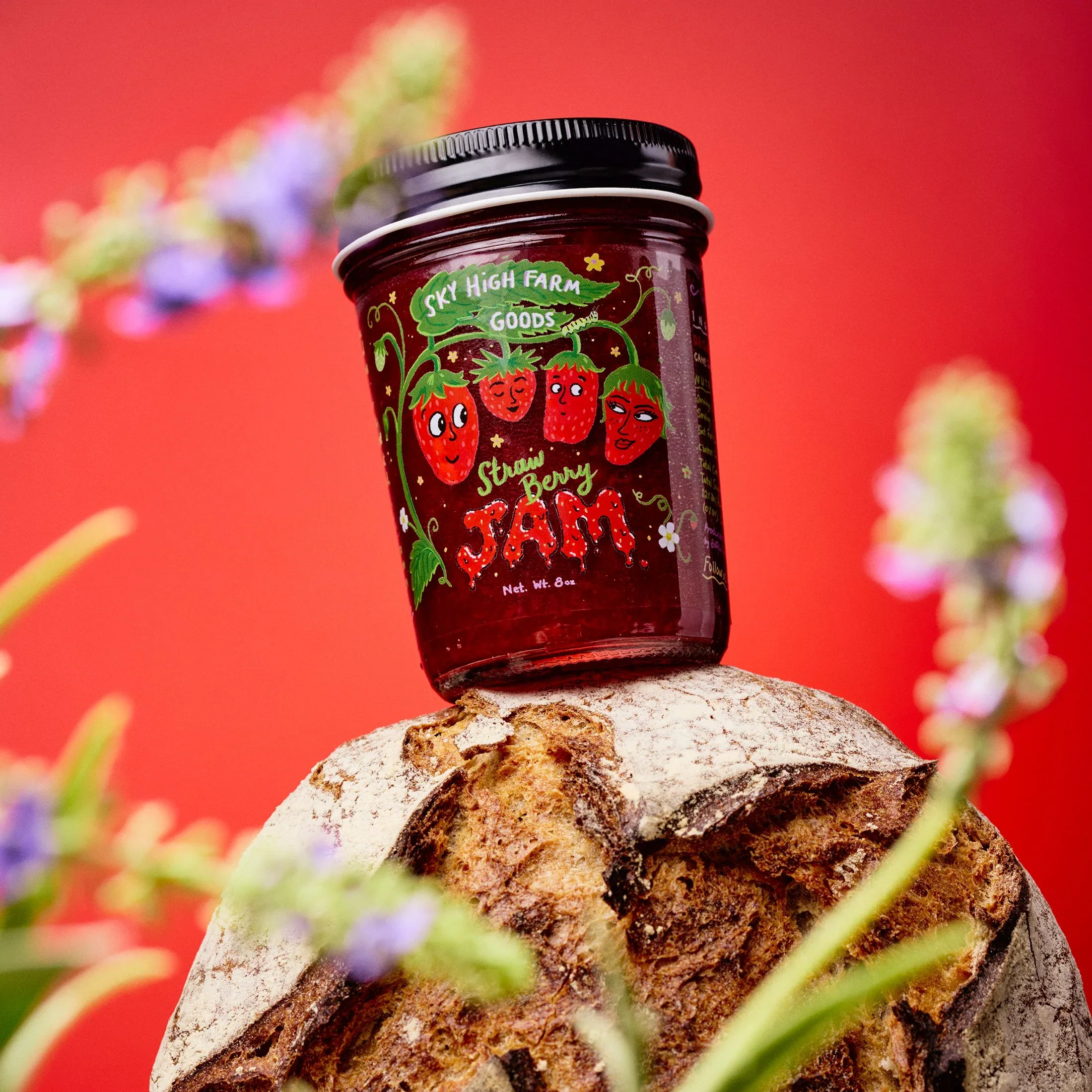 Strawberry Jam, 8 oz - Image 5