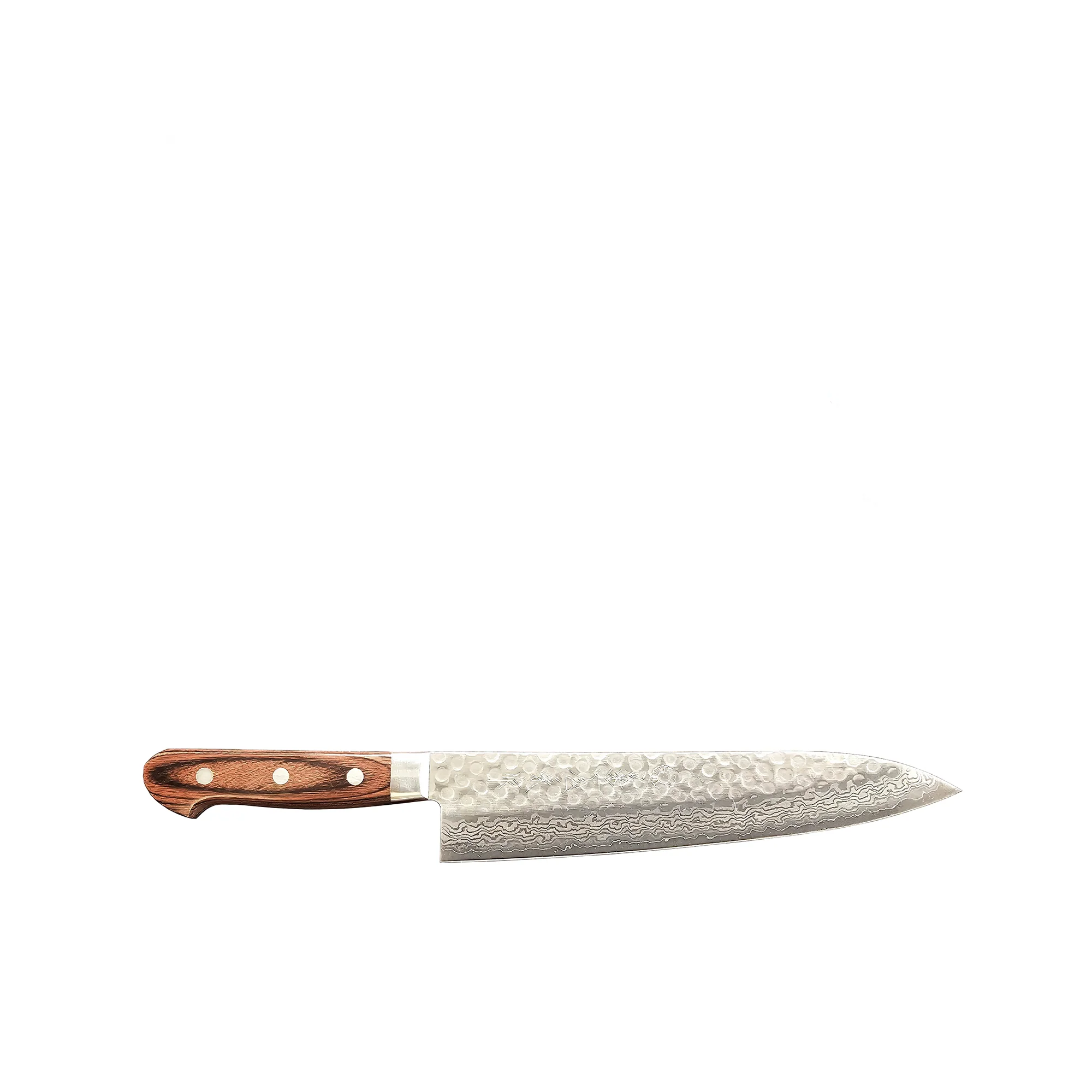Warikomi Damascus Tsuchime - Gyuto Knife, 8 in - Image 2